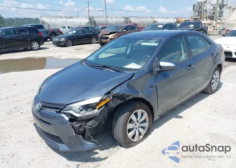 2015 Toyota Corolla Le из США, поврежденный, VIN 2T1BURHE9FC339419